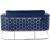 Casa Velvet Loveseat with Chrome Iron Metal Base
