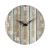 Wooden Roman Numeral Outdoor Wall Clock