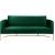 Casa Velvet Sofa with Gold Base