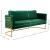 Casa Velvet Sofa with Gold Base