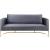 Casa Velvet Sofa with Gold Base