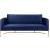 Casa Velvet Sofa with Gold Base