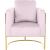 Casa Velvet Chair with Gold Iron Metal Base