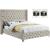 Savan Velvet King Size Bed