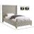 Savan Velvet Twin Size Bed