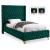 Savan Velvet Twin Size Bed