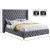 Savan Velvet King Size Bed