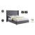 Savan Velvet King Size Bed