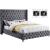 Savan Velvet Queen Size Bed