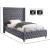 Savan Velvet Twin Size Bed