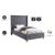 Savan Velvet Twin Size Bed