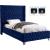 Savan Velvet Twin Size Bed