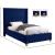 Savan Velvet Twin Size Bed