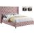 Savan Velvet King Size Bed