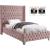 Savan Velvet Twin Size Bed