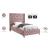 Savan Velvet Twin Size Bed