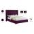 Savan Velvet Queen Size Bed