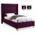 Savan Velvet Twin Size Bed