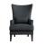 Avina Fabric Accent Chair w/ Kidney Pillow