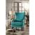 Avina Fabric Accent Chair w/ Kidney Pillow