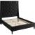 Fritz Velvet Queen Size Bed