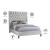 Fritz Velvet Queen Size Bed