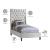 Fritz Velvet Twin Size Bed