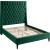 Fritz Velvet Full Size Bed