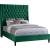 Fritz Velvet Queen Size Bed