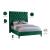 Fritz Velvet Queen Size Bed