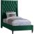 Fritz Velvet Twin Size Bed