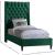 Fritz Velvet Twin Size Bed