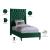 Fritz Velvet Twin Size Bed