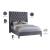 Fritz Velvet Full Size Bed