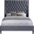Fritz Velvet Queen Size Bed