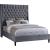 Fritz Velvet Queen Size Bed