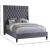 Fritz Velvet Queen Size Bed