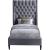 Fritz Velvet Twin Size Bed