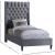 Fritz Velvet Twin Size Bed
