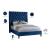 Fritz Velvet Full Size Bed