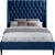 Fritz Velvet Queen Size Bed