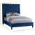 Fritz Velvet Queen Size Bed