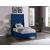 Fritz Velvet Twin Size Bed