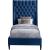 Fritz Velvet Twin Size Bed