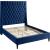Fritz Velvet Twin Size Bed