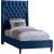 Fritz Velvet Twin Size Bed
