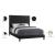 Harlie Velvet Queen Size Bed
