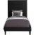 Harlie Velvet Twin Size Bed