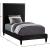 Harlie Velvet Twin Size Bed