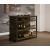 Renaldi Wood Veneer Bar Unit with Stemware Rack